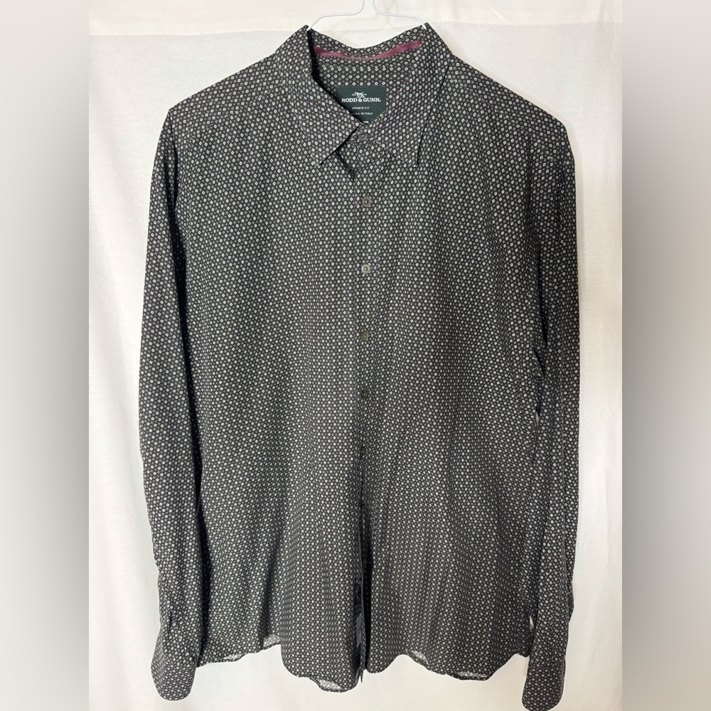 Rodd & Gunn Black Patterned Men's Shirt